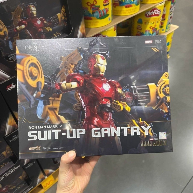 Z Zhongdong ของเล่น Iron Man Armor Removal Table Set Marvel Iron Man Armor Removal Table Set 1/10