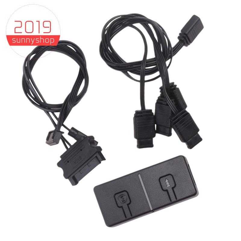 [sunnyshop2019]5V 3Pin ARGB ถึง 12V 4 Pin RGB Converter 5V ARGB ถึง 12V RGB Converter Sync พร้อมเมนบ