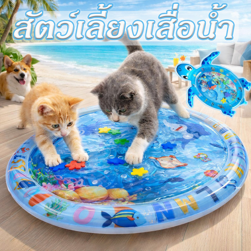 ที่นอนแมวเย็น ที่นอนสุนัขการฉีดน้ำ สัตว์เลี้ยงเสื่อน้ำ เบาะเป่าลม ฤดูหนาวอบอุ่น ฤดูร้อนเย็น ของเล่น