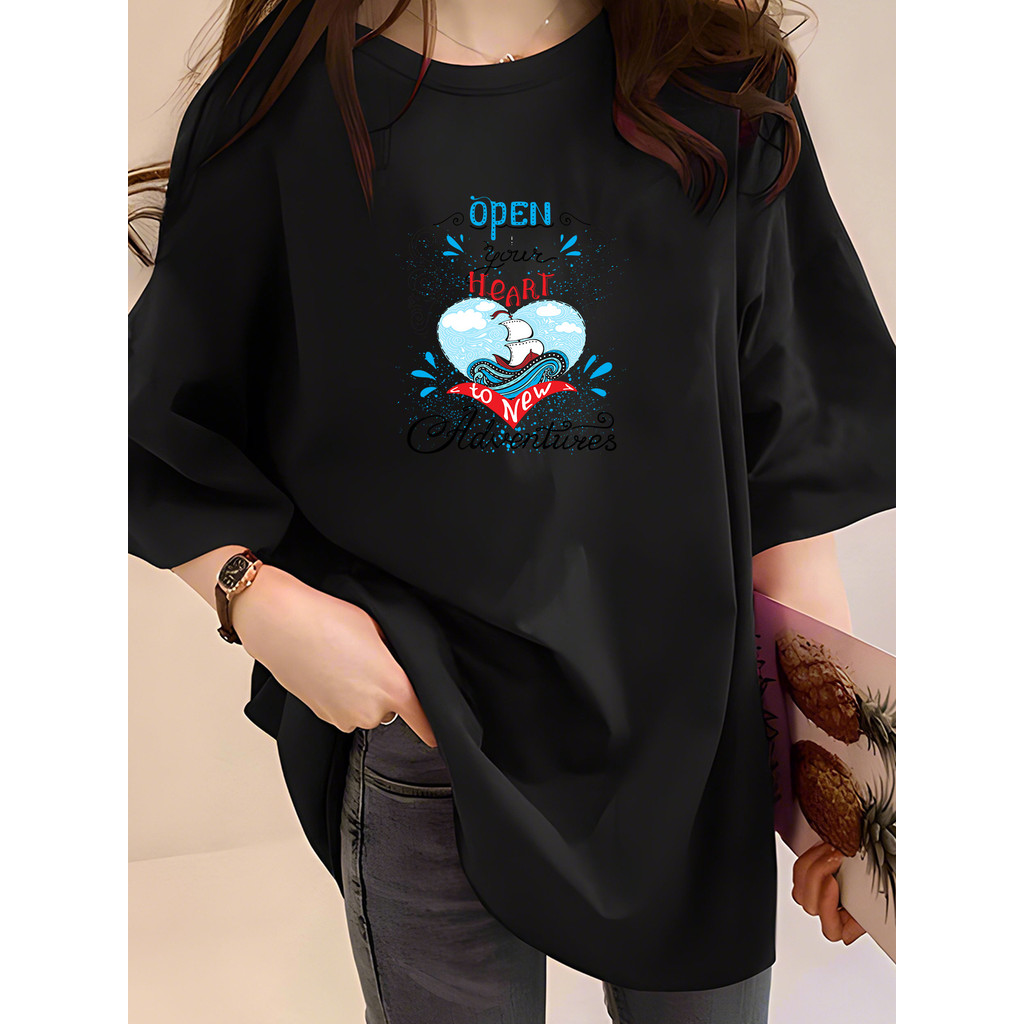 2G9978 T เสื้อผู้หญิงเสื้อผ้า TShirt เสื้อ T เสื้อ Plus ขนาด TShirt ผู้หญิงยืดสูง W