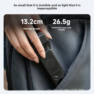 เหมาะสําหรับ DJI Pocket 4 เคสป้องกันกระเป๋ากล้อง Gimbal เคสป้องกันฝุ่นกันกระแทก @-