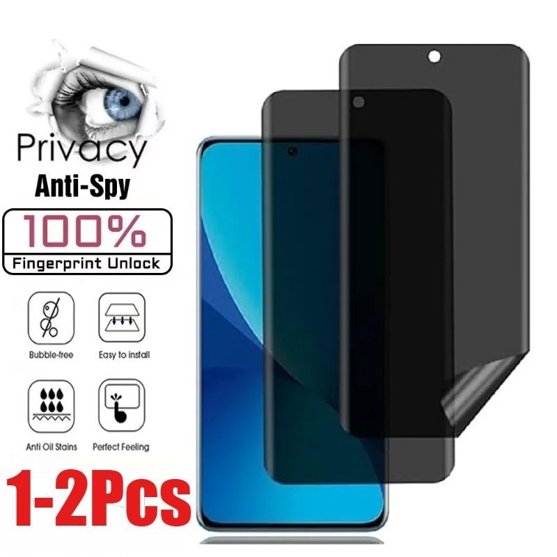 1-2Pcs Matte Soft Hydrogelฟิล์มสําหรับTecno Spark 9 9T 10 10C 20 20C 20P Pro Plus 4G 5GอินเดียAnti scratch Anti Spyความเป็นส่วนตัวและHDป้องกันหน้าจอAnti Blue Lightฟิล์ม