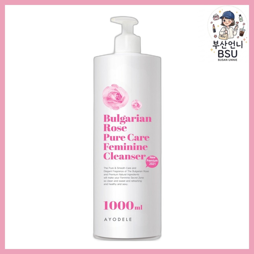 [ayodele] Bulgarian Rose Pure Care Feminine Cleanser, 1000ml / คลีนเซอร์เกาหลี / สูตร Bulgarian Rose
