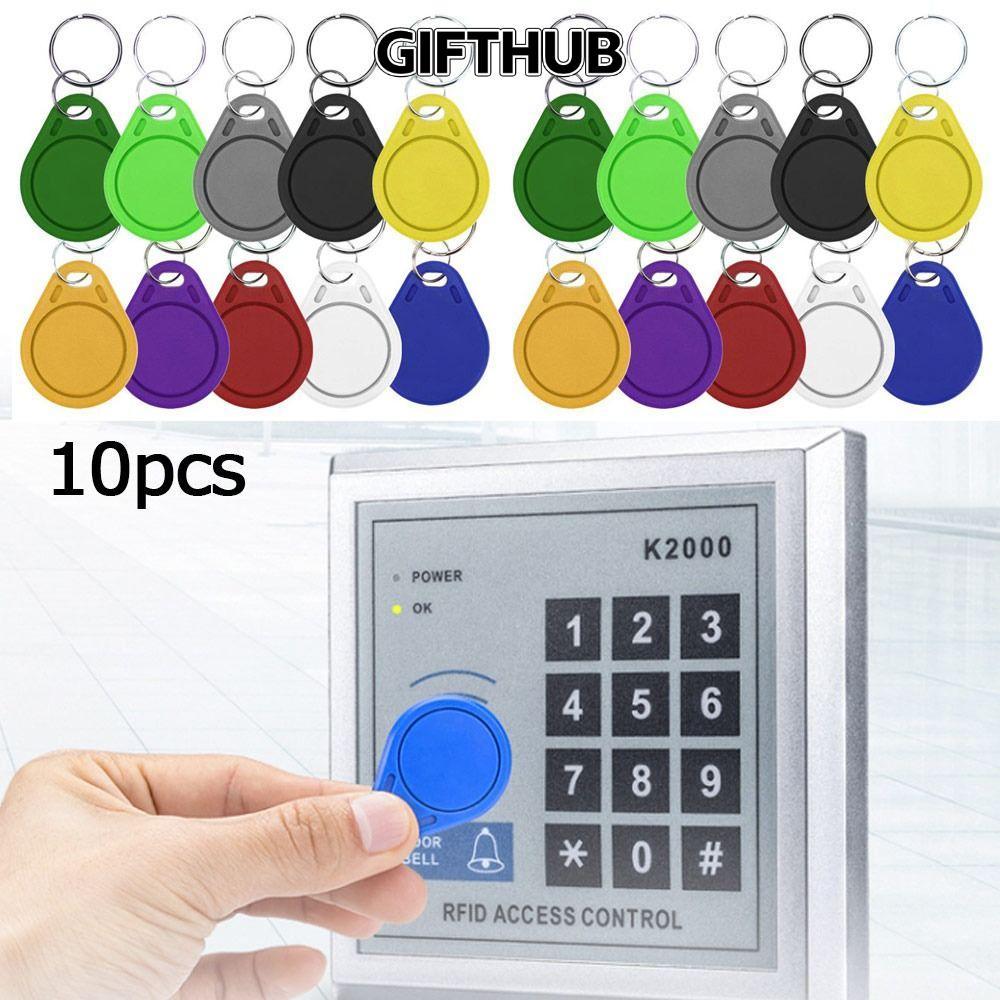 GIFTHUB 10 ชิ้น NFC Tag Keyfobs เปลี่ยนคีย์การ์ด RFID