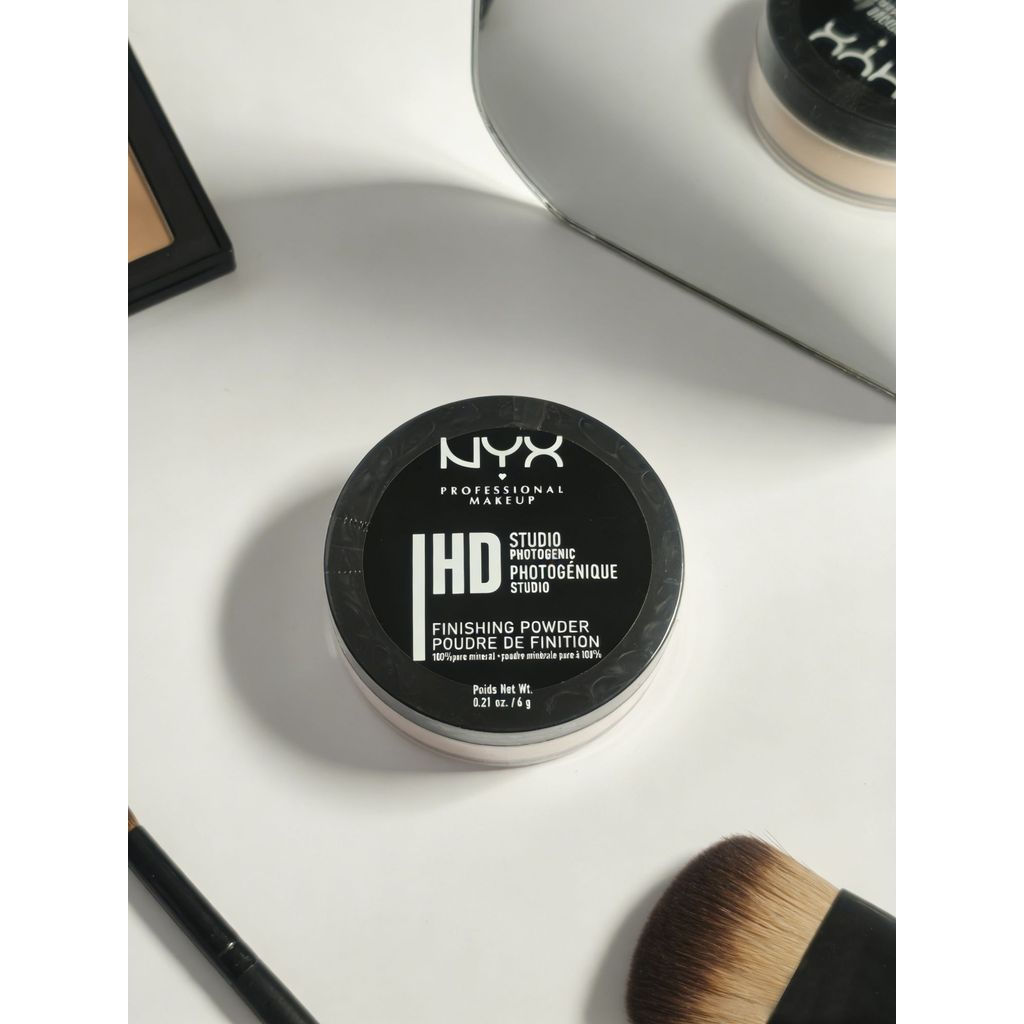 TB Spot Goods#NYX Loose powder, high-definition loose powder, setting powder, oil control, long-lasting, non-caking, waterproof, transparent, suitable for students2604TT