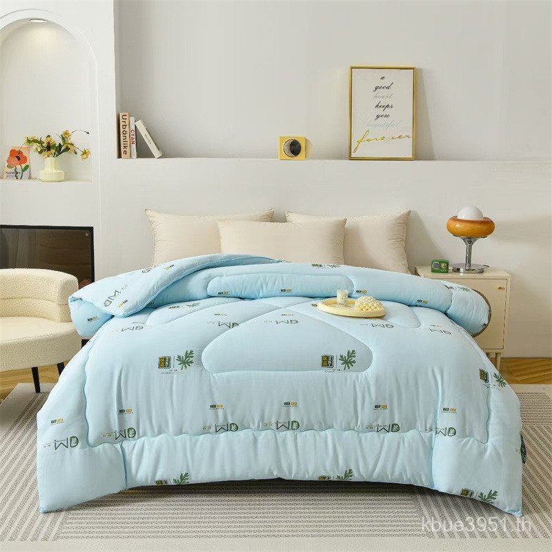 ผ้านวมหนาผ้านวมฤดูหนาวรูปแบบใหม่ผ้านวม Core Wormwood 2024 Live Health Quilt O5SQ