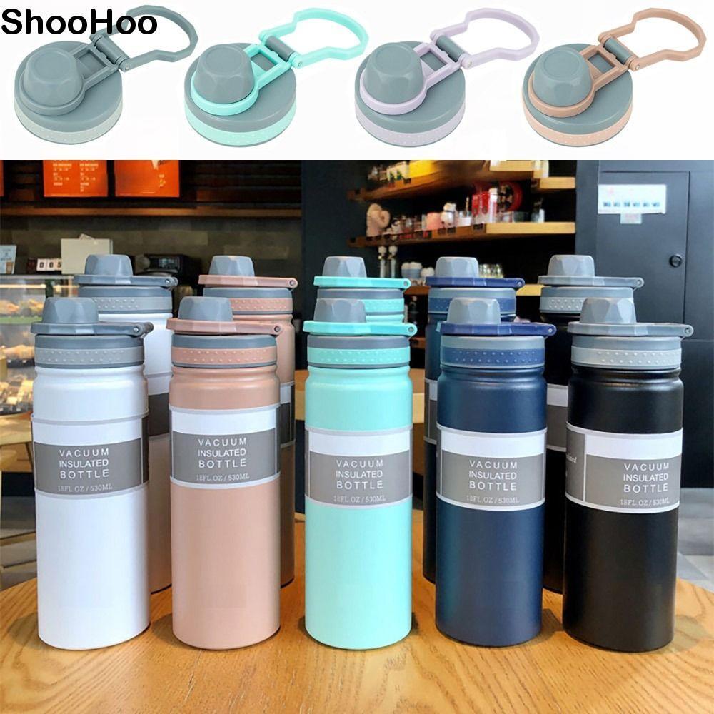 SHOOHOO 1 ชิ้นขวด, Splash Proof 530 ml/750 ml ถ้วย, Multicolor PVC TS-8706B/TS-8709B พร้อมซีลแหวนปิด