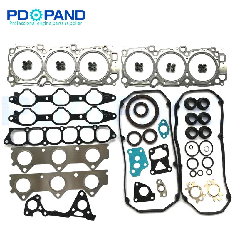 6G74 V45 ใหม่ Overhaul Rebuilding ปะเก็นชุด MD975370 สําหรับ Mitsubishi SHOGUN II V3W, V2W, V4W 3.5 