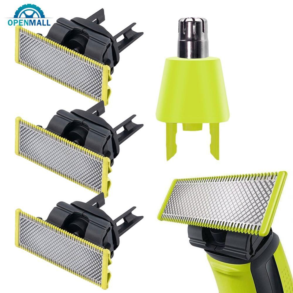 OPENMALL เปลี่ยนหัวสําหรับจมูก/ใบหน้าผม Trimmer ผู้ชายs Grooming Essential เครื่องโกนหนวดไฟฟ้าอะไหล่