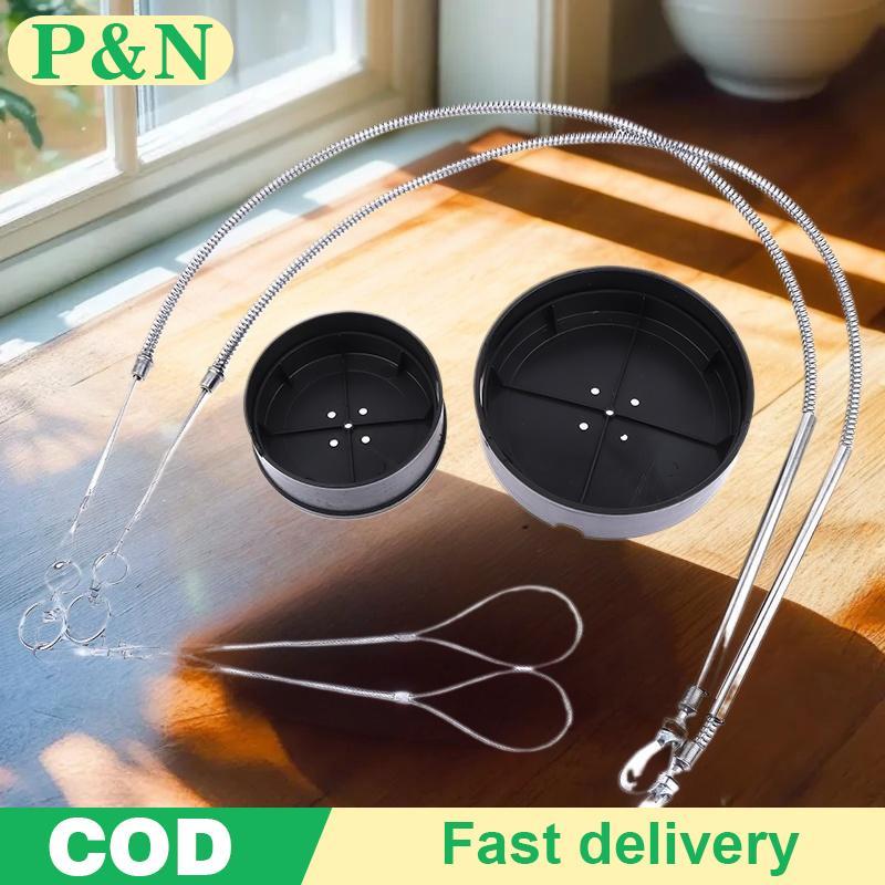 [P&N] กับดักสัตว์ที่แข็งแกร่งกว่ากับดักเท้าสแนร์สปริงพร้อมสายเหล็ก Wildlife Catcher สําหรับเมาส์สนามหนูแรคคูน [cod]