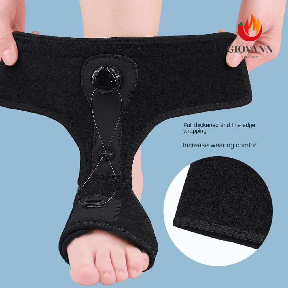 Giovanni เข็มขัดรองฝ่าเท้า ปรับได้ สำหรับการดูแลเท้า ป้องกันและลดอาการปวดส้นเท้า Plantar Fasciitis แ