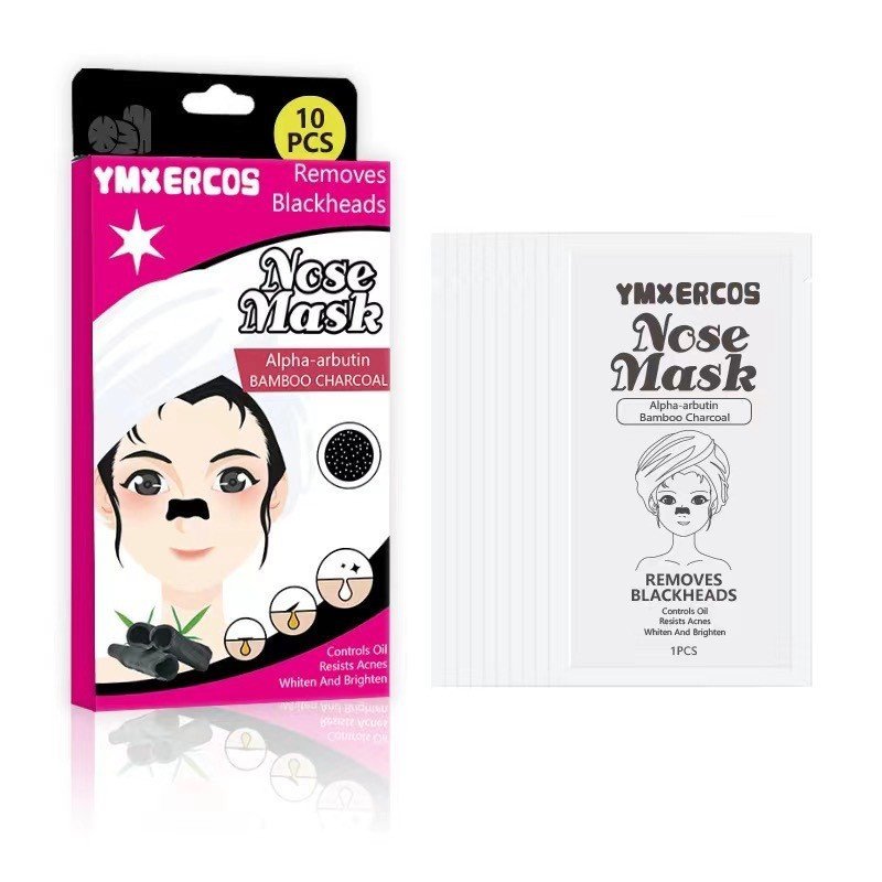STRIP NOSEYMXERCOS ทําความสะอาด Blackhead Removal Nose Mask Tearing Nose Mask Patch PORES AQMH
