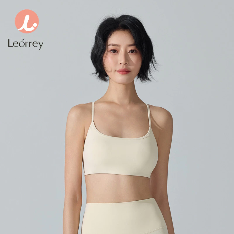Leorrey บราออกกำลังกายไขว้หลัง บราโยคะมีแผ่นรอง thumbnail 5