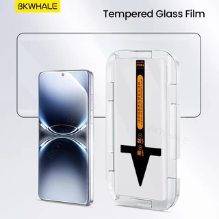 BKWHALE ติดตั้งง่ายกระจกนิรภัยสําหรับ Vivo X200S X100S V60 V50 V40 V30 Lite V40E V30E V29E V29E V29 Y300 Y200 X300 X300 X200 Pro Mini X100 Ultra Screen Protector 13 15 Pro iQOO 11 Pro 12 Pro