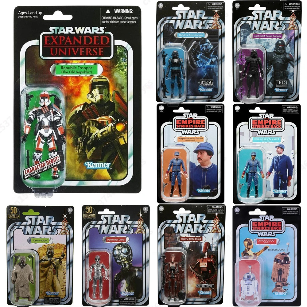 In Stock Hasbro Star Wars Kenner Retro 3.75 Series Old Republic Tooper Action Figure Model Toy Colle
