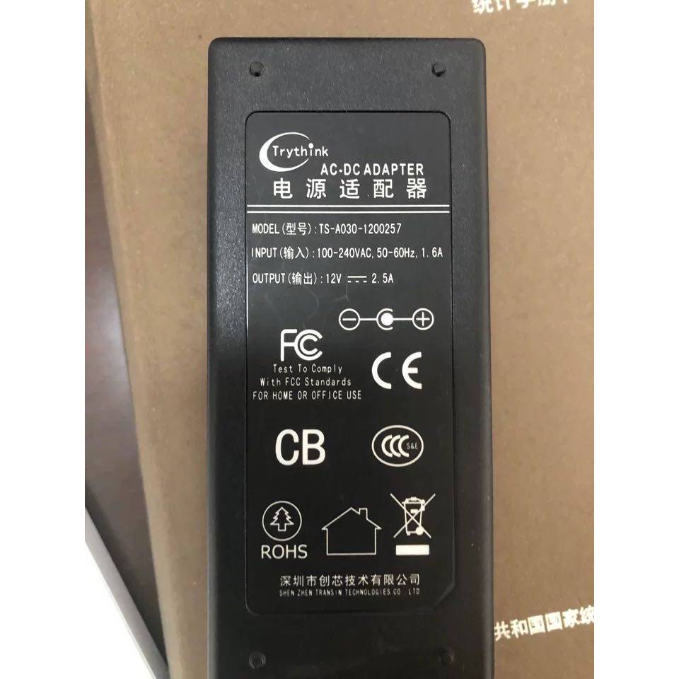 Video Call Conference TSA030-1200257อะแดปเตอร์แปลงไฟ 12V2.5 A3A พร้อมสายชาร์จแบบพิน