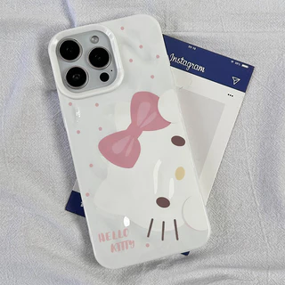 เคสไอโฟน 16 สำหรับ iPhone 13 15 11 12 14 Pro Max 8 15 14 16 7 Plus X XR XS Max ผลิตภัณฑ์ใหม่ เฮลโล คิตตี้ สุดน่ารัก