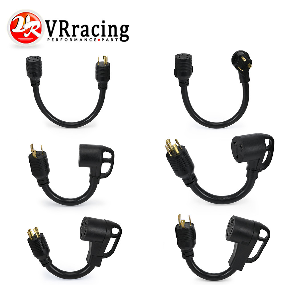VR Generator Power Cord Adapter Universal For Nema L5-30P/ L14-30P / TT-30P Male Plug To L14-30R / T