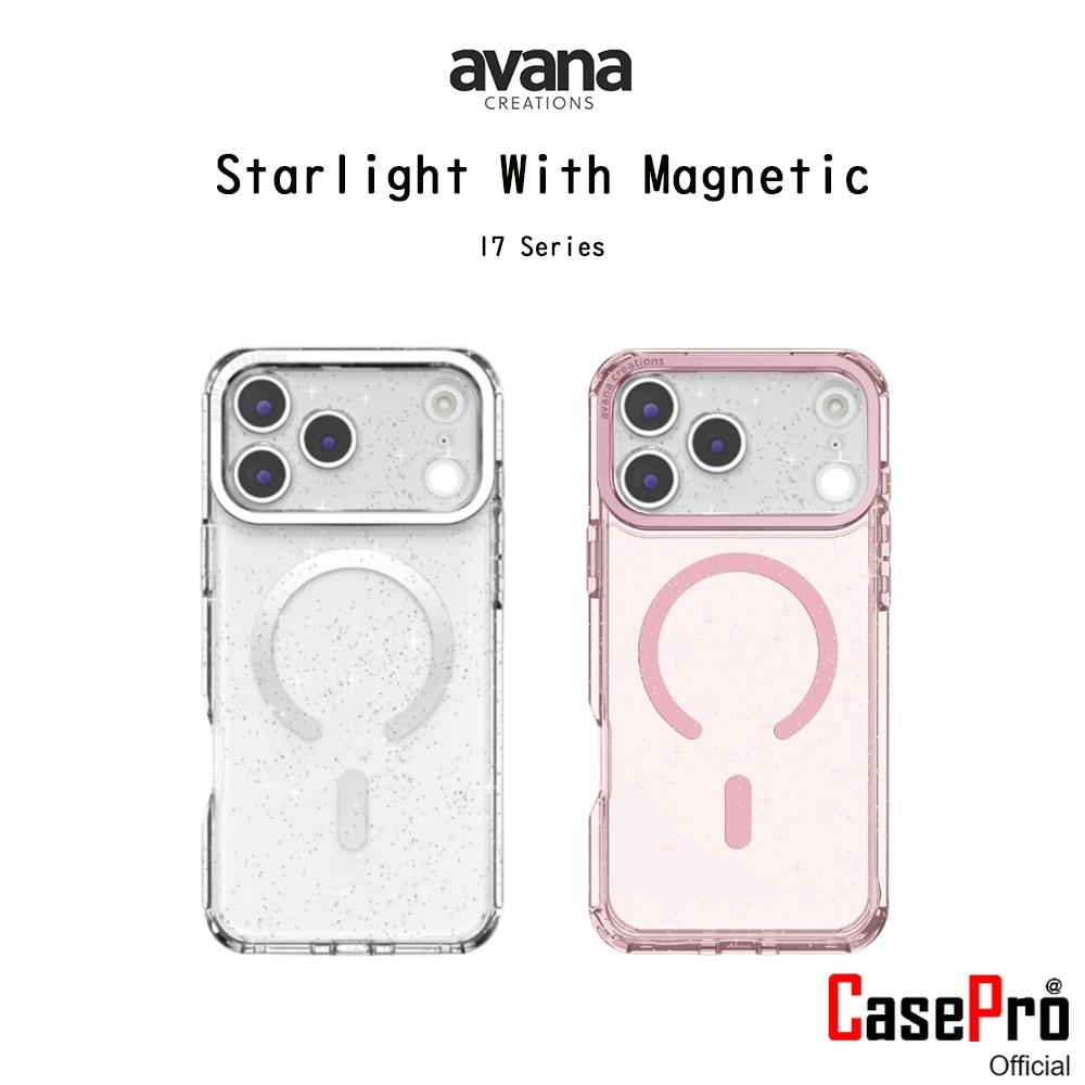 AVANA Starlight Magnetic เคสกันกระแทกระดับ 3 เมตรสำหรับ iPhone 17 / 17 Pro / 17 Pro Max (New)