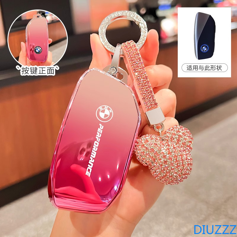 Key Fob พร้อมพวงกุญแจสําหรับ BMW I7 X7 G07 LCI IX I20 X1 U11 7 Series G70 G09 XM U06 G81 M3 2023