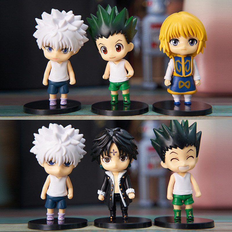 Hunter x Hunter อะนิเมะรูป Gon Freecss Killua Zoldyck รูป Hunter x Hunter Kurapika ตุ๊กตาตุ๊กตาของเล