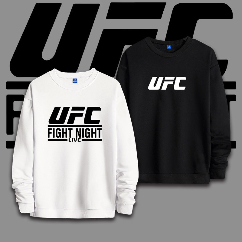 MMA Ultimate Fighting UFC Boxing ศิลปะการต่อสู้ Sanda กีฬารอบคอ Hoodie ผู้ชายหลวม Soft Premium Cotto