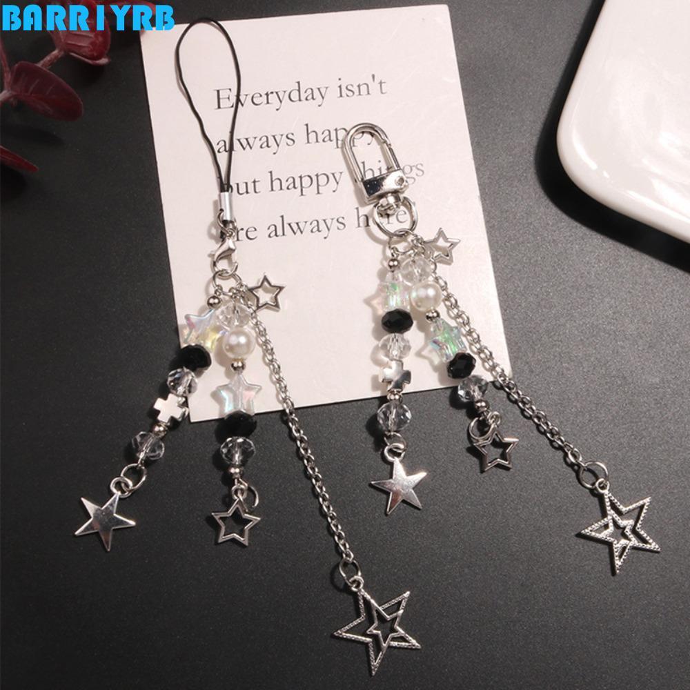 BARR1YRB Y2K Star Phone Pendant, Star Phone Charm Y2K Phone Chain, Eye Catching Aesthetic Stylish La