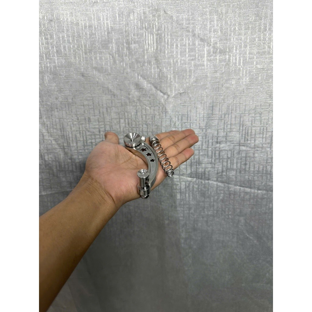 XO [REAL PICTURE] มือเบรกตรงสแตนเลส 304 พร้อม SPRING INCLUDED สําหรับรถทุกประเภท พร้อมหมายเลข NT4