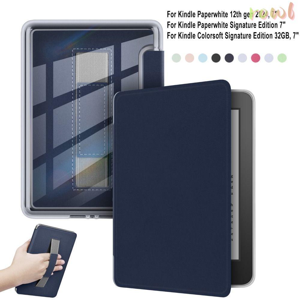 ROWL , Hand Support Auto Wake/Sleep e-Reader Cover, สมาร์ทสวมใส่เกราะป้องกันสําหรับ Kindle Paperwhit