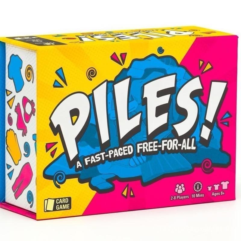 Piles! – Card Games – Family Games – for Kids 8 and Up – for Adults – Family Game Night – Travel & M