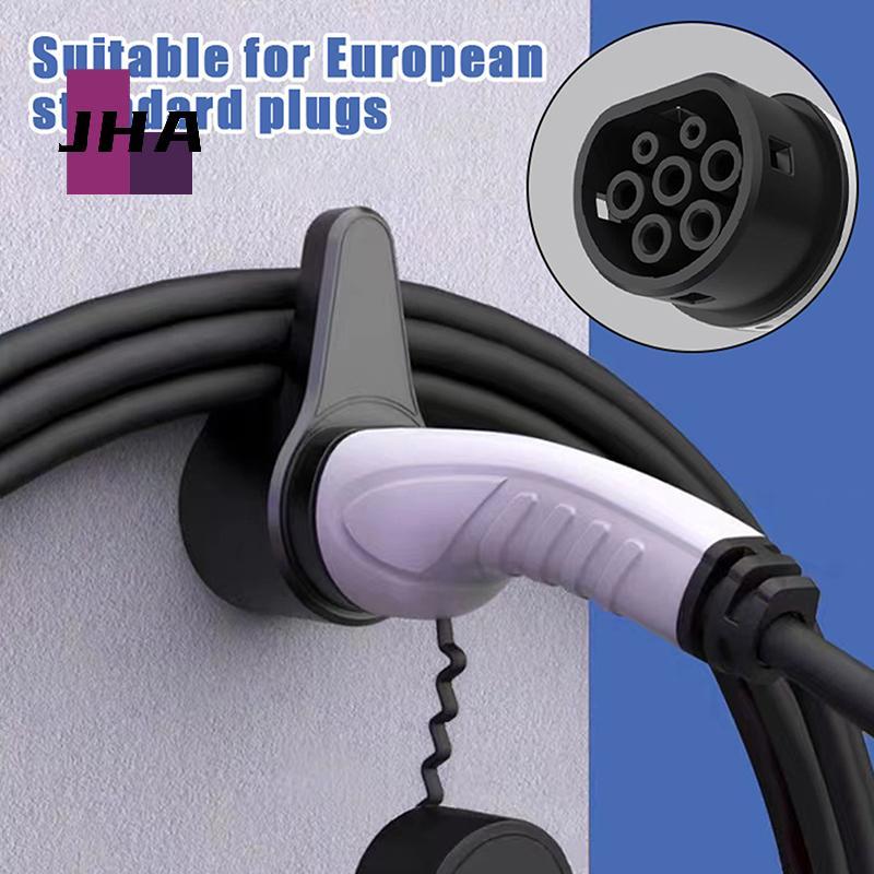 [JHA] EV Charger Plug Holder Type2 Type1 GBT Holster Electric Vehicle Car Charging Plug EV Charger S
