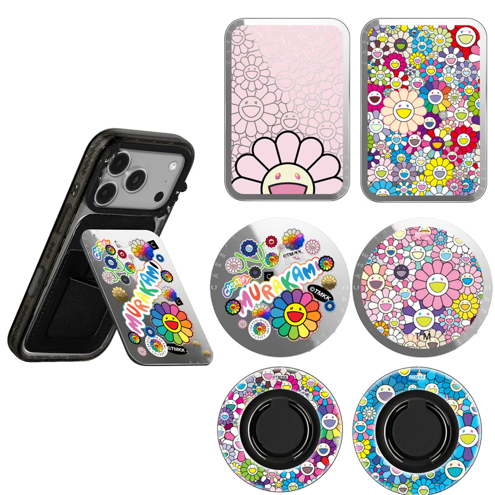 wallet magsafe magsafe wallet CASE Co-Branded Takashi Murakami Sunflower Magnetic Holder Ring Card H