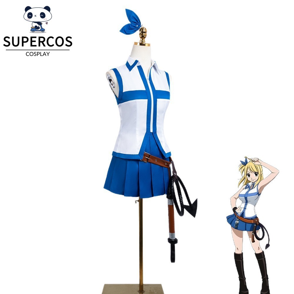 ชุดคอสเพลย์ Fairy Tail Lucy Heartfilia สำหรับ.party และงานคอนเสิร์ต