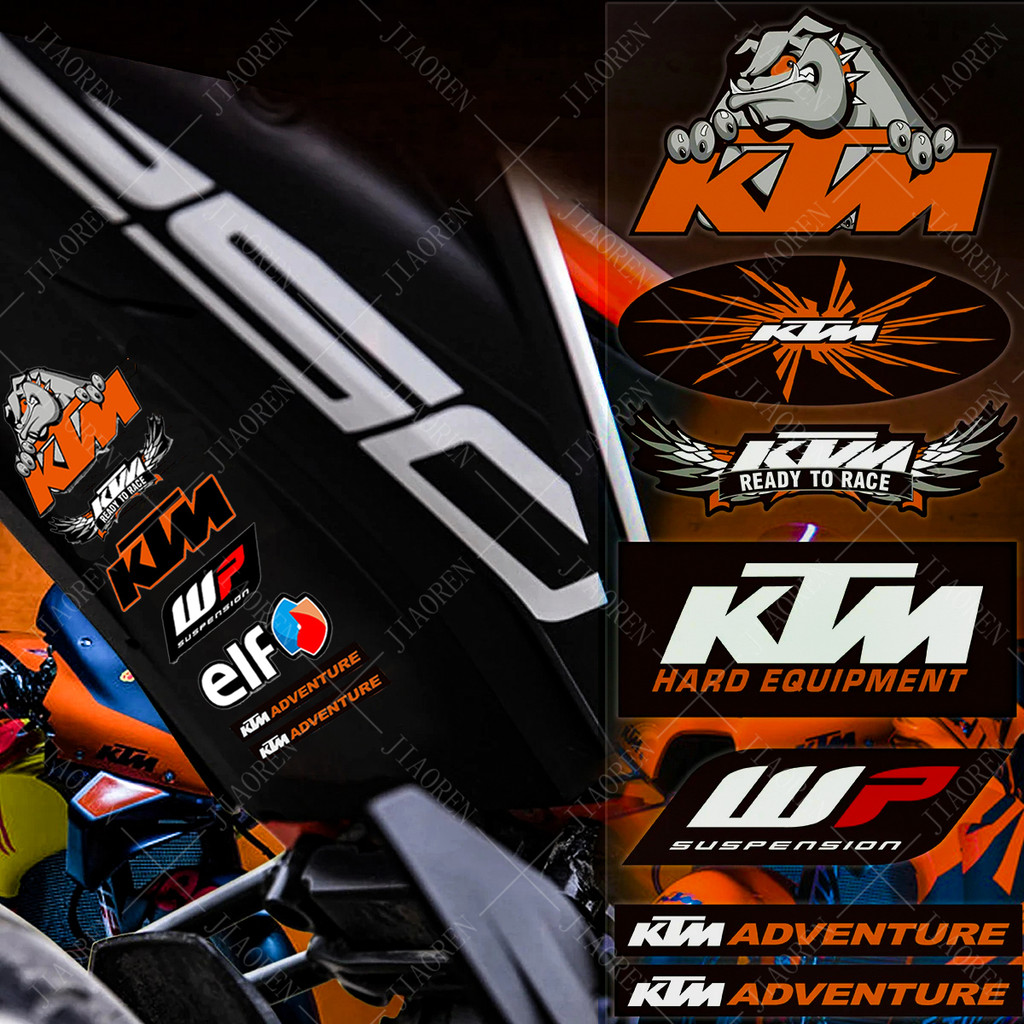 รถจักรยานยนต์ Ktm สติกเกอร์ Decal Original กันน้ํา Fender คอแผ่นถังโลโก้ Duke 690 790 1290 ชุด