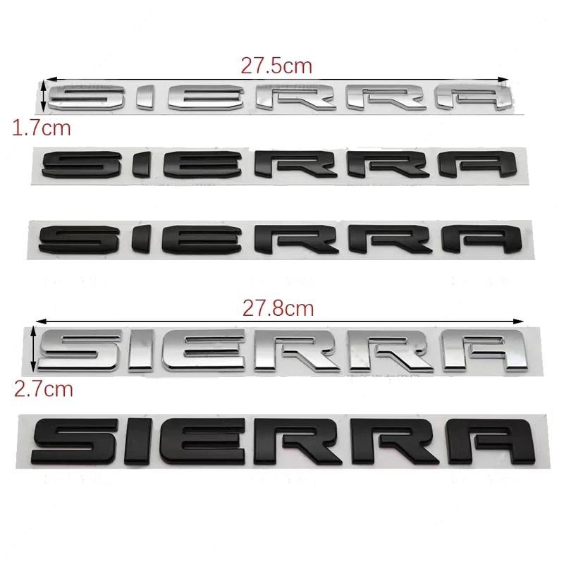 สติ๊กเกอร์ ABS Sierra 1 ชิ้นสําหรับสติ๊กเกอร์ GMC ช่องหลัง GMC