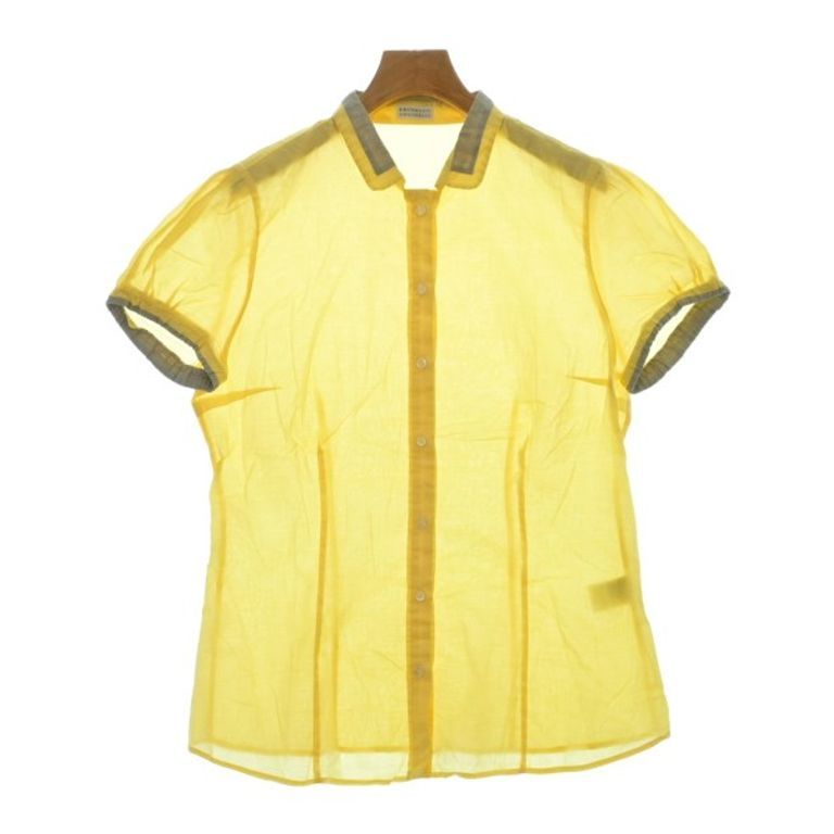 Brunello Cucinelli Nell Shirt Women yellow Direct from Japan Secondhand