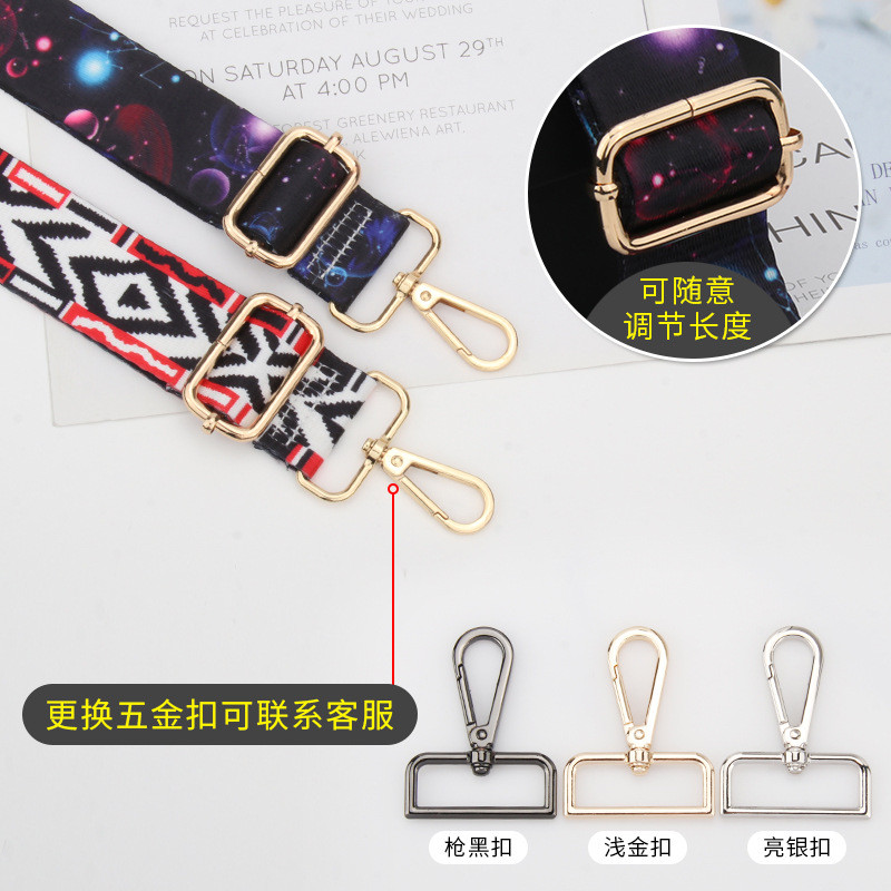 กระเป๋าสะพายแฟชั่น สายคล้องแบบปรับได้กว้าง 3.8 ซม. ในสไตล์เอเซีย มาพร้อมสายคล้องคอที่สามารถปรับความยาวได้ - รูปที่ 2