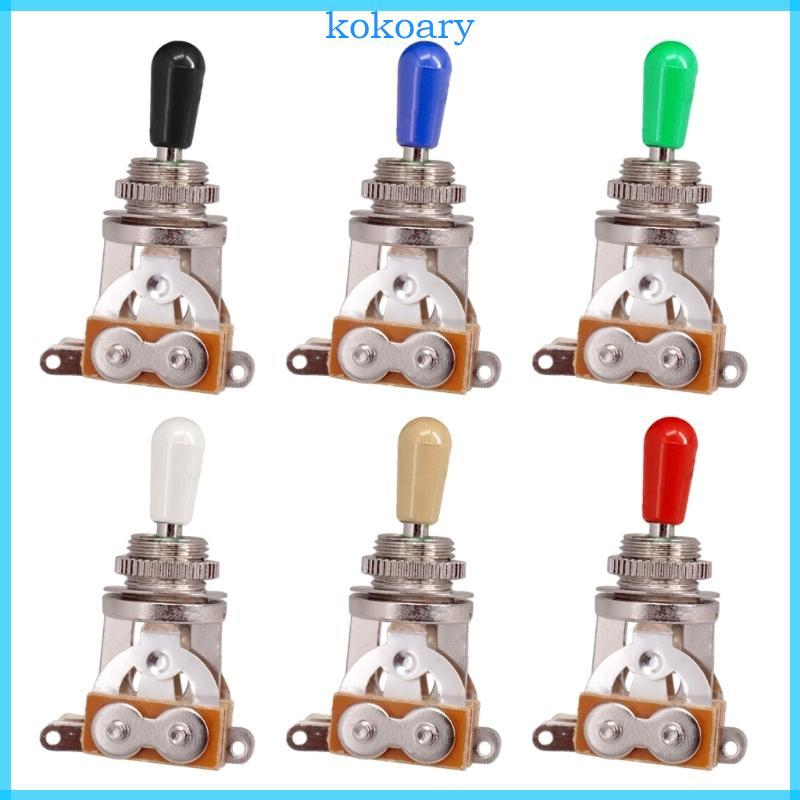 KOK Guitar Pickup Switch 3 Way Toggle Switch พร้อม Tip Pickup Selector Switch