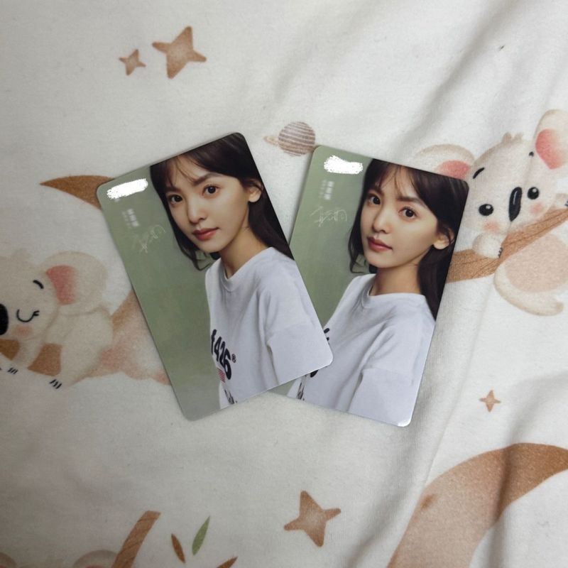 [จําลองที่สวยงาม] Zhang Ruonan สิ้นสุด Photocard Rice-Made คอลเลกชันหนาต้องมีสําหรับนักเรียนเพื่อน