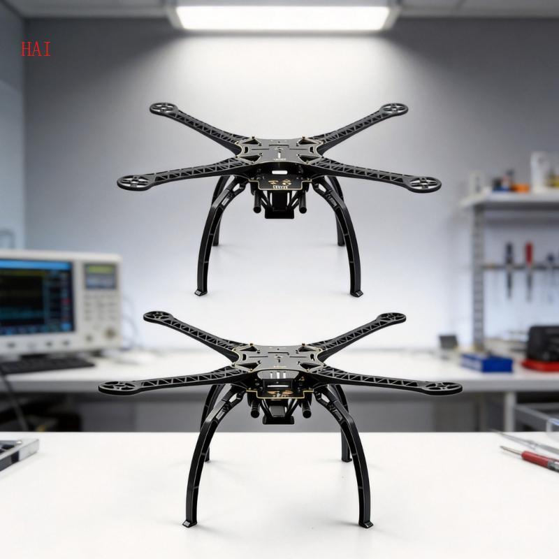 HAI FPV Frame Kit Quadcopter Fuelage Frame สําหรับภาพถ่ายกล้องบินที่เสถียร