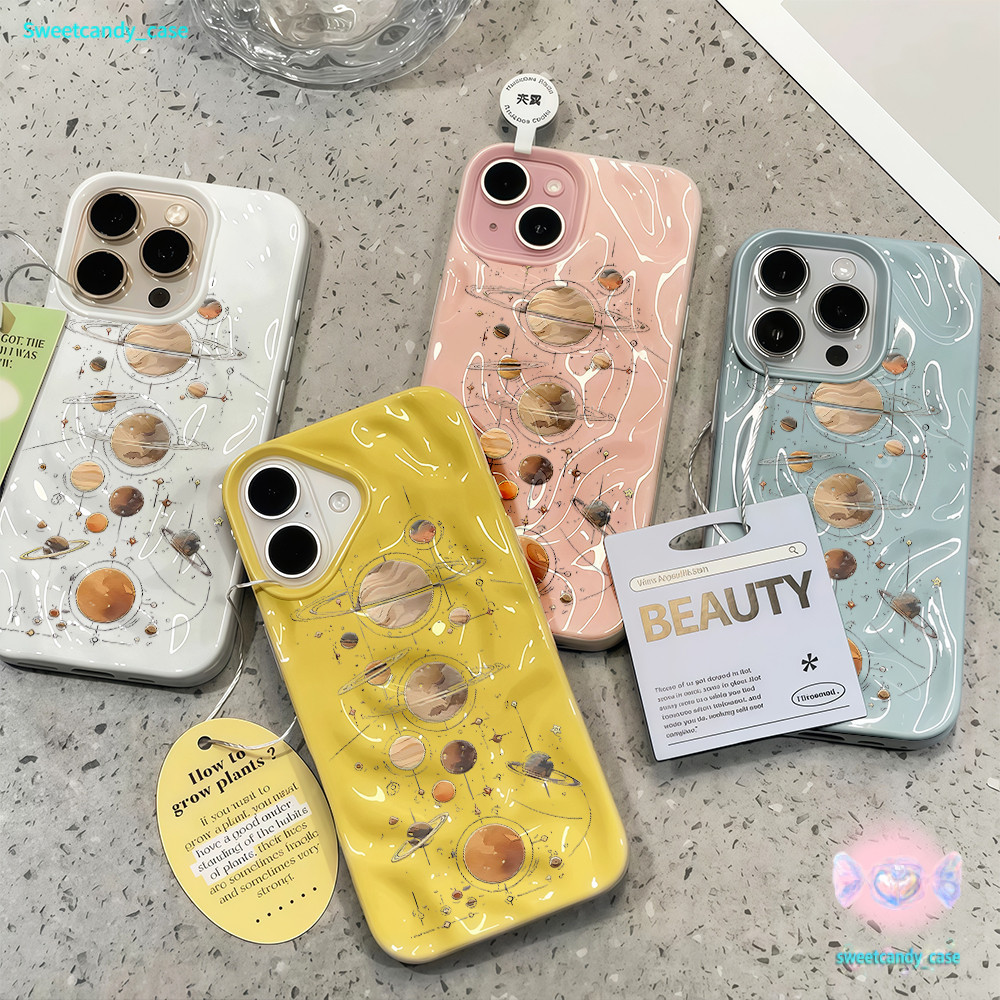 จัดส่งทันที เคสสำหรับไอโฟน11 ดาวเคราะห์สุดอิน เคสนิ่มครอบอุกกาบาต For IPhone17 16 11 12 13Pro MAX 14 15 PLUS XR XS 6/7/8