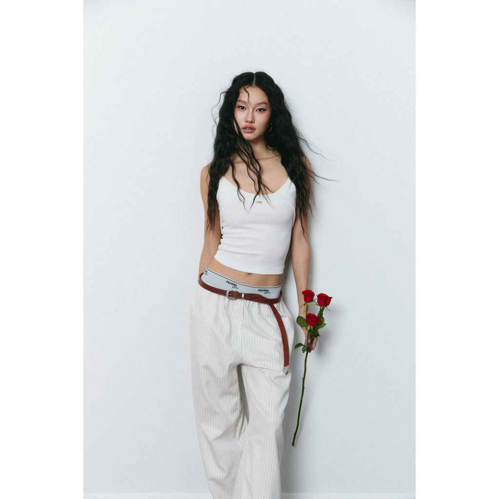 Piccoro - Velvet Soft Cami เสื้อสายเดี่ยวผ้ากำมะหยี่