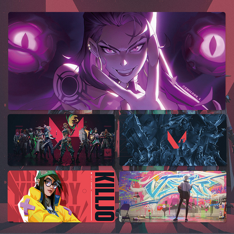 Dauntless Contract Valorant Mouse Pad Extra Large Thickened Game Table Mat Game Collection Dormitory