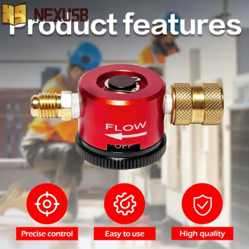 NEXUSBEAM HVAC ไนโตรเจน Purge Kit, Purge เครื่องมือ 1/4 นิ้ว Connector ไนโตรเจน Purge Regulator, Flo