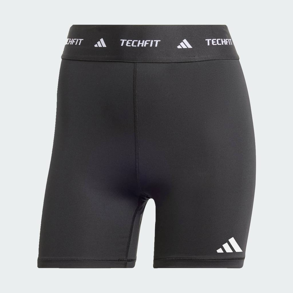 adidas Gym & Training กางเกงรัดรูปขาสั้น TECHFIT ผู้หญิง สีดำ IT2275