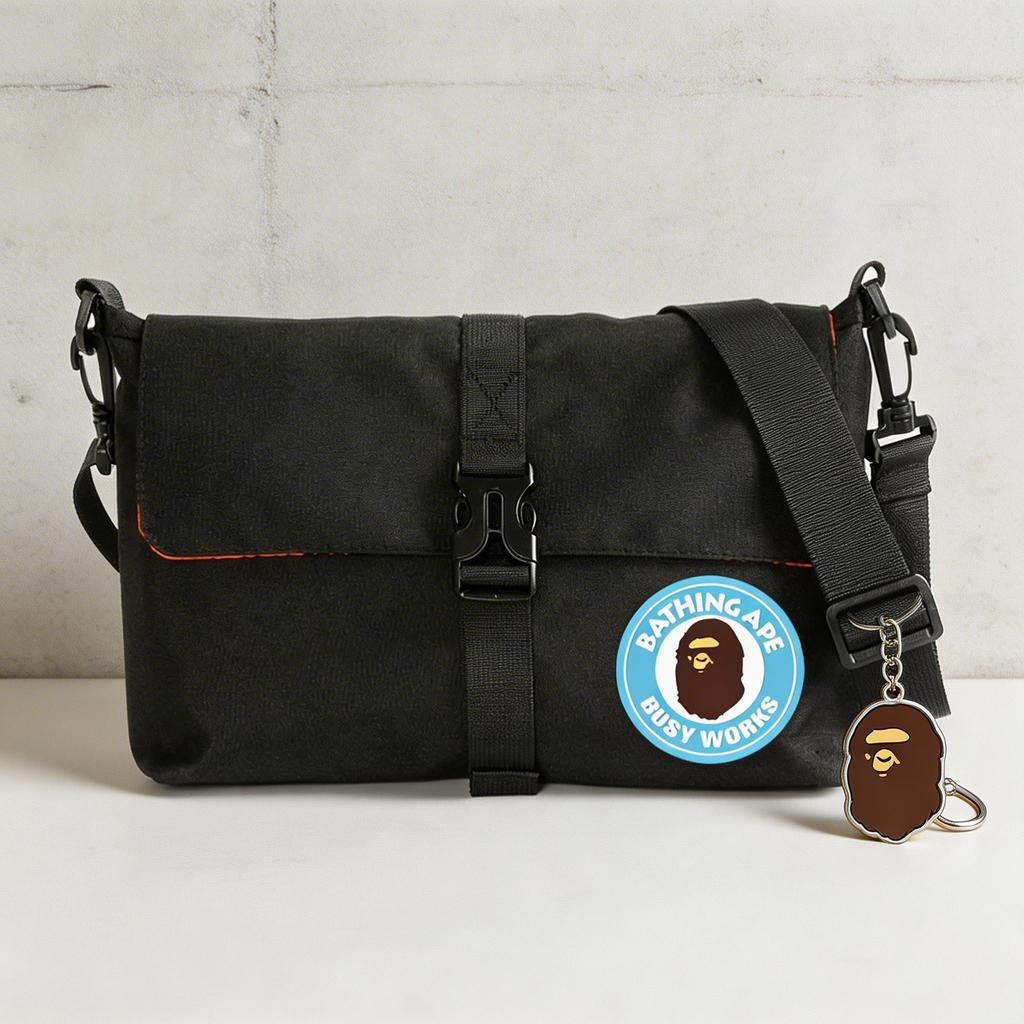 Messenger Bag Mens Commuter Shoulder Bag Daily Travel Casual Messenger Bag ความจุขนาดใหญ่ทนต่อการสึก