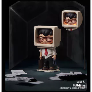 P POPMART HIRONO เรือนกระจก Mimosa Series Mystery Box ของขวัญของเล่นอินเทรนด์