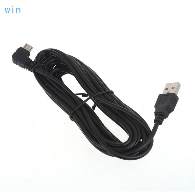 Win สาย USB เป็น Micro USB 90 องศา Micro USB สายชาร์จเร็วสําหรับโทรศัพท์มือถือ