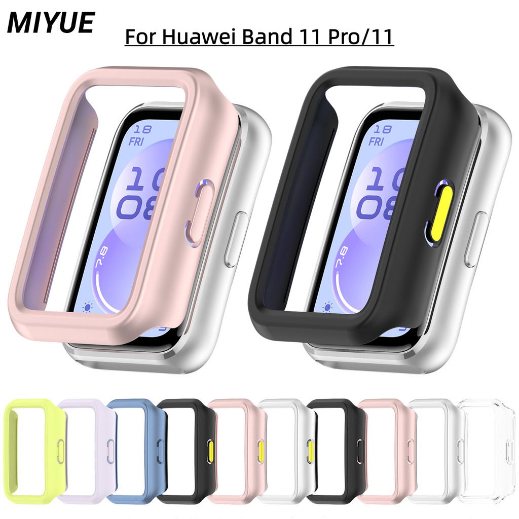 กรณีสําหรับ Huawei Band 11 Pro/11 PC กรอบป้องกันกรณี Protector Huawei Band 11 Pro/11 สําหรับ Huawei นาฬิกาอุปกรณ์เสริม