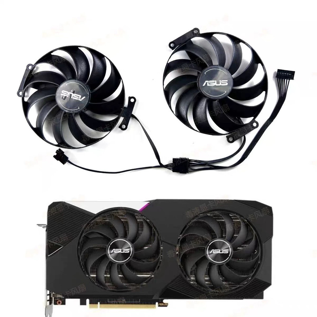[พัดลมระบายความร้อนคอมพิวเตอร์] ASUS/ASUS RTX 3060 3060ti 3070 DUAL Megalodon V2 OC พัดลมระบายความร้